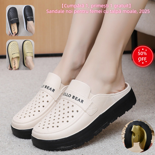 🔥🎉【Modele noi】Sandale de damă cu talpă moale, casual, confortabile, de vară 2025