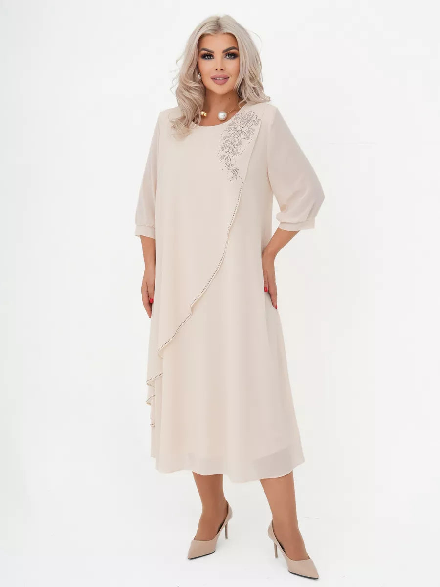 ✨🌷【S-5XL】Rochie de vară nouă, elegantă, simplă, casual, din șifon respirabil, 2025