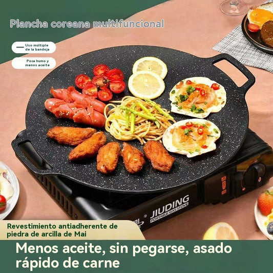 🔥🍖O tigaie grill cu mânere, un produs indispensabil pentru grătarele în familie!