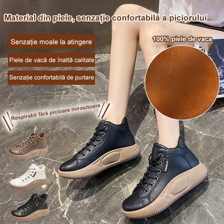 🔥✨【Produse noi de toamnă】【35-40】Tenisi simpli și eleganti, casual, cu talpă groasă, pentru femei