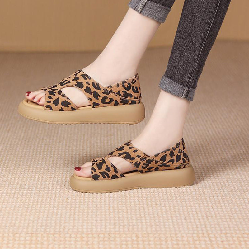 🌈🌴【🔥Ofertă specială】👣👡【35-42】Sandale plate pentru femei, la modă, casual, confortabile, de vară