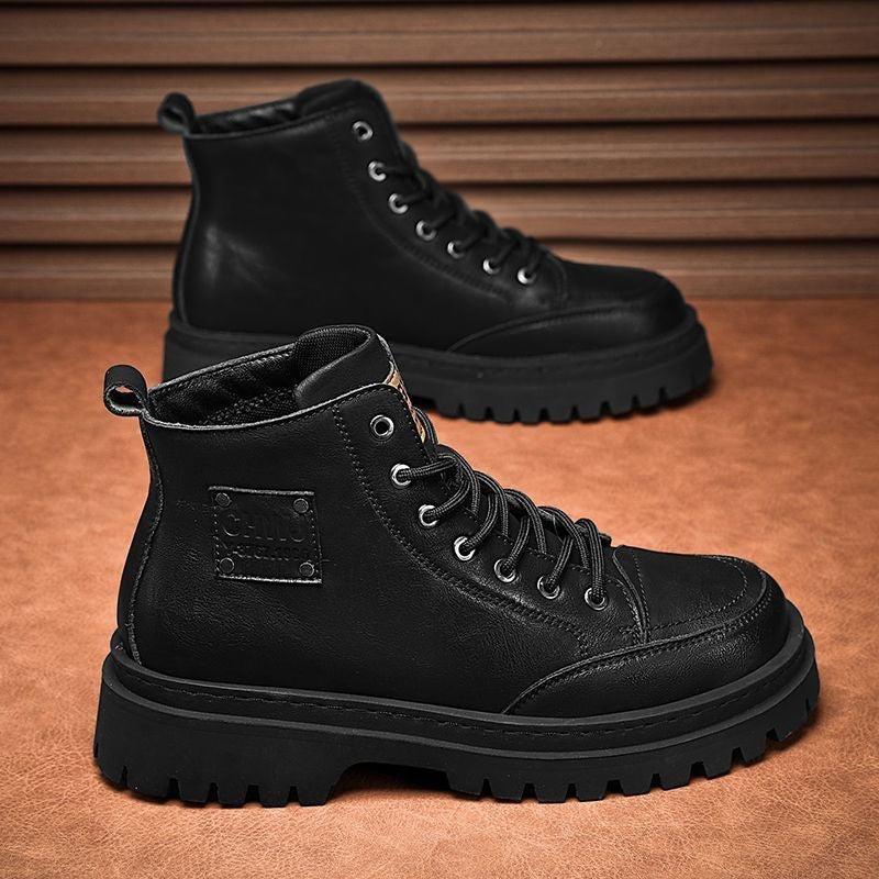 ✨⛄【39-44】🔥🍁Nowe retro męskie buty na obcasie, jesień i zima, w stylu retro brytyjskim