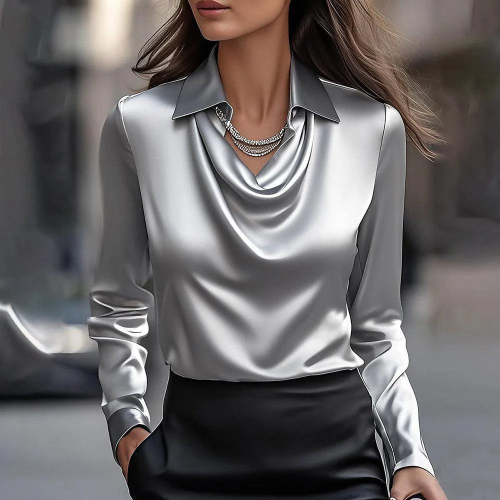 🔥🍁【Nuevo Otoño】【S-3XL】🌷Nueva camisa de mujer sencilla y elegante