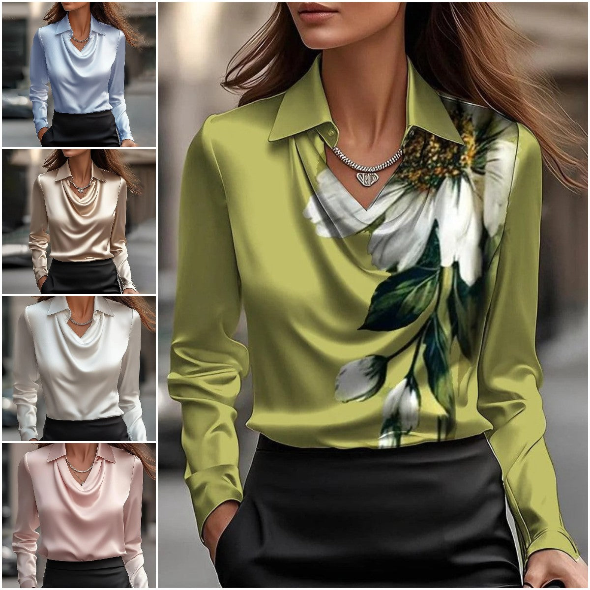 🔥🍁【Noutăți de toamnă】【S-3XL】🌷Cămașă nouă, simplă și elegantă, pentru femei