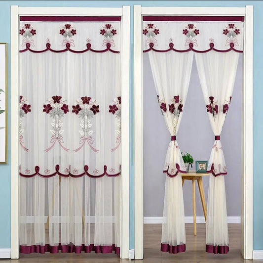 💥🎀【Ofertă specială pentru o viață limitată】Perdea de ușă din plasă rafinată pentru dormitor