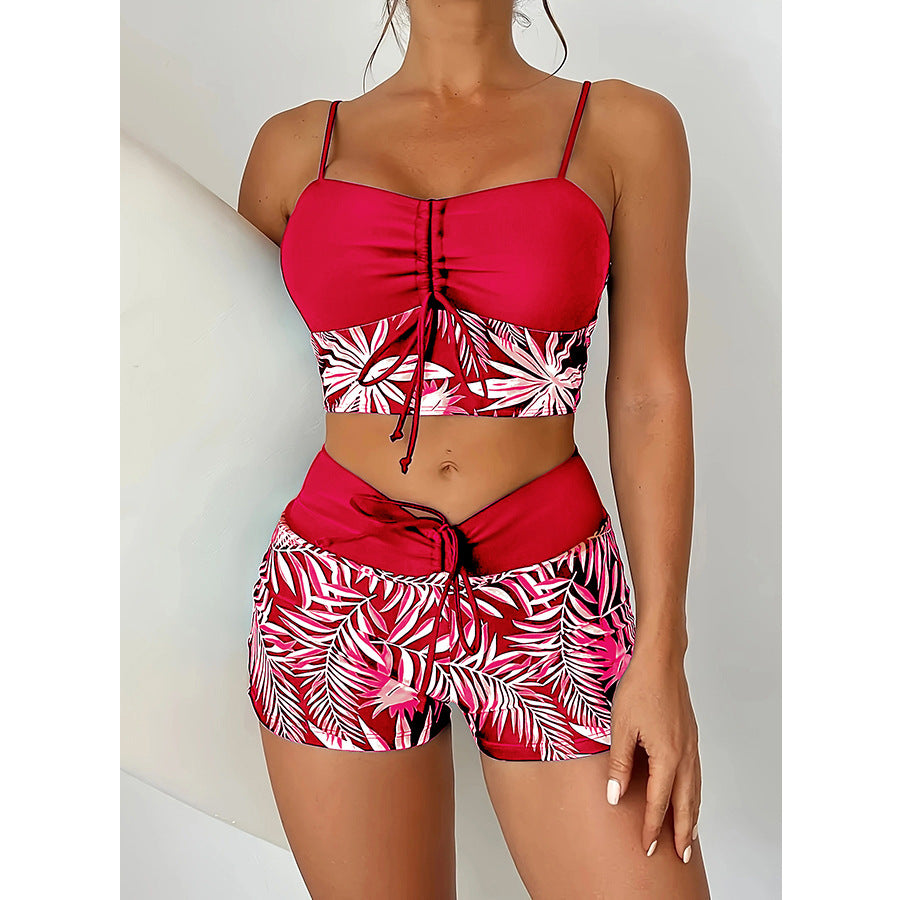 🏊👙【Letnia oferta specjalna】🌴 Modny damski sportowy zestaw kąpielowy z nadrukiem