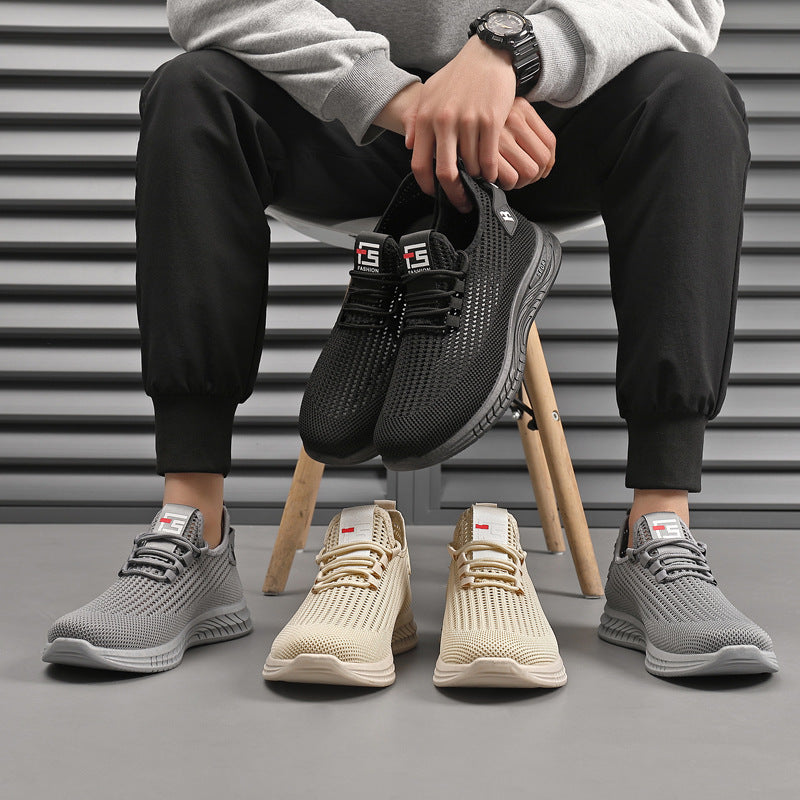 【50% REDUCERE】👟✨【39-44】Pantofi casual bărbătești, confortabili, respirabili, din plasă, antiderapanți și la modă
