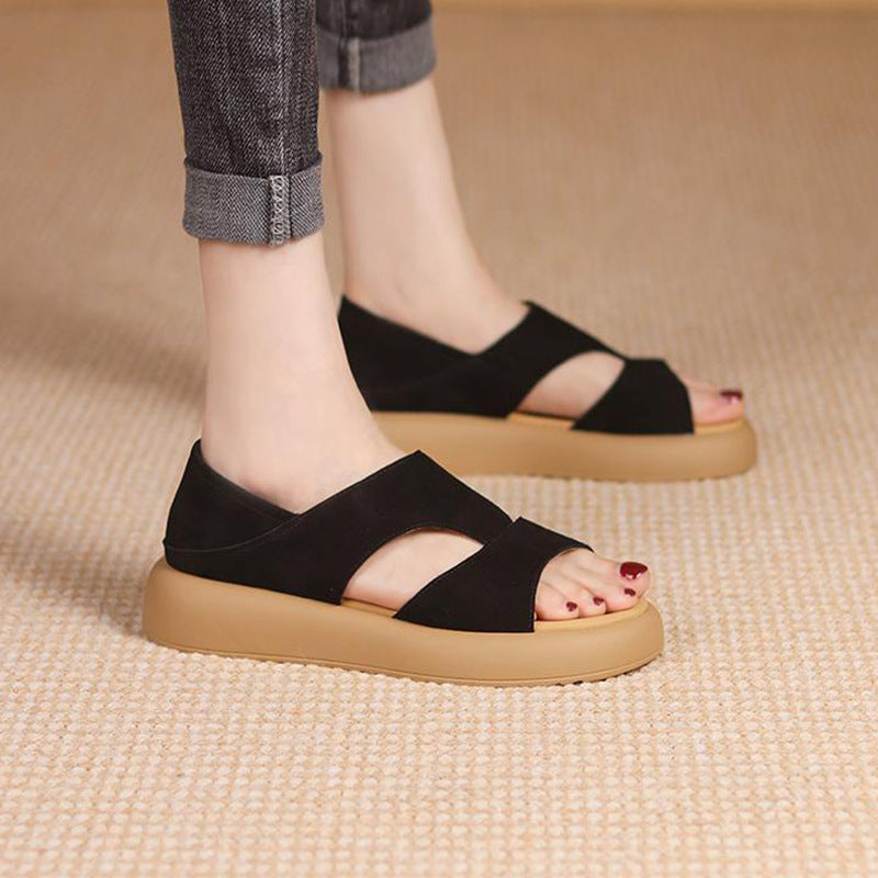 🌈🌴【🔥Ofertă specială】👣👡【35-42】Sandale plate pentru femei, la modă, casual, confortabile, de vară