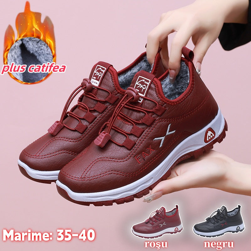 🔥📢【50% kedvezmény ✨】【35-41】Új női téli csizma valódi bőrből, kézzel készített bársonyból és pamutból