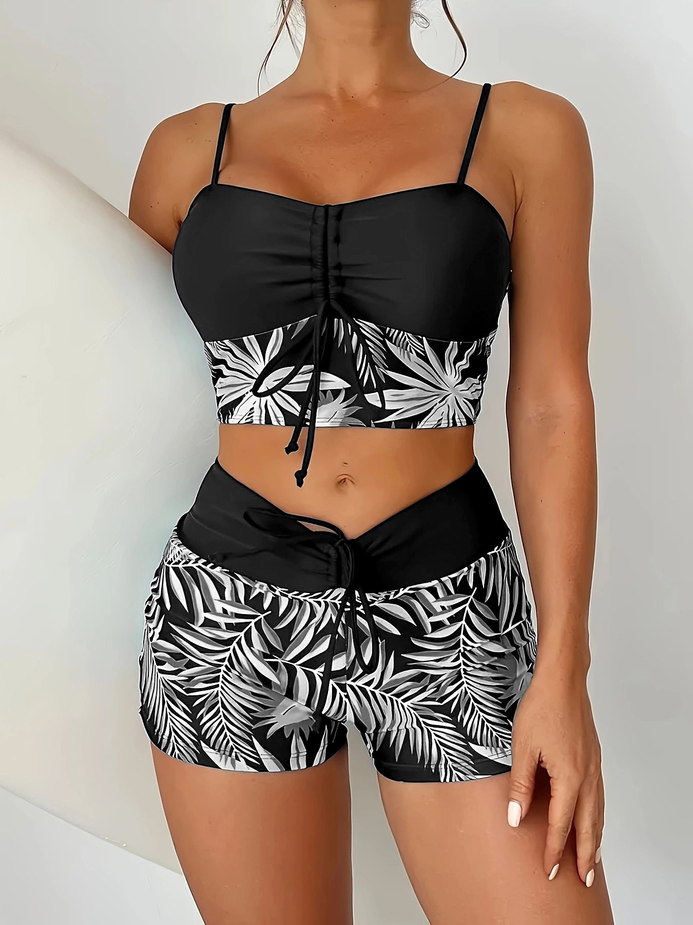 🏊👙【Letnia oferta specjalna】🌴 Modny damski sportowy zestaw kąpielowy z nadrukiem