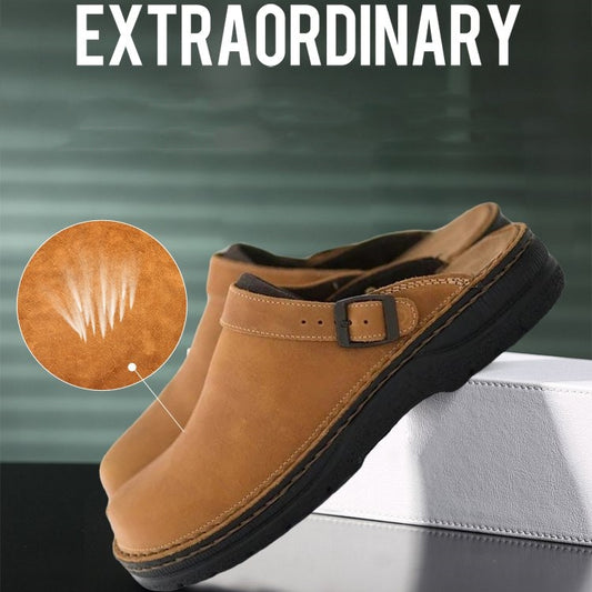 🔥✨【38-48】😎Letnie, nowe, modne, męskie, codzienne kapcie z okrągłym noskiem i miękką podeszwą na rok 2025