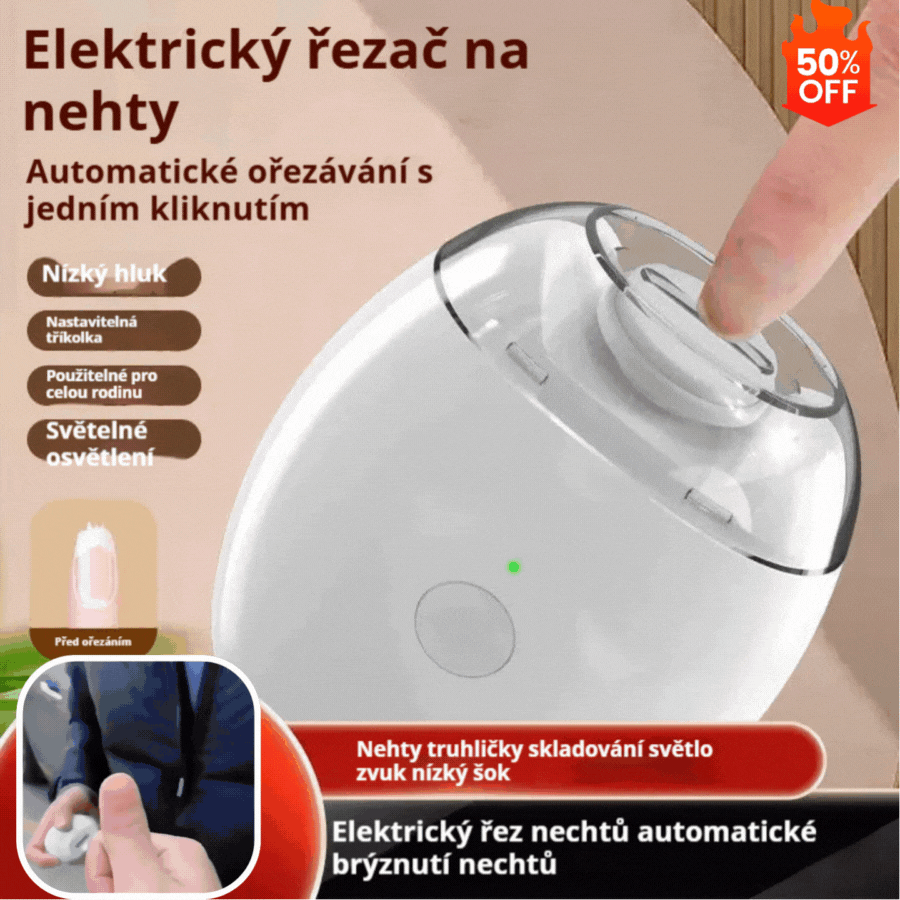 💅 ✨ Automatický pilník na nehty 1, bezpečná a šetrná péče o nehty 👶🔧