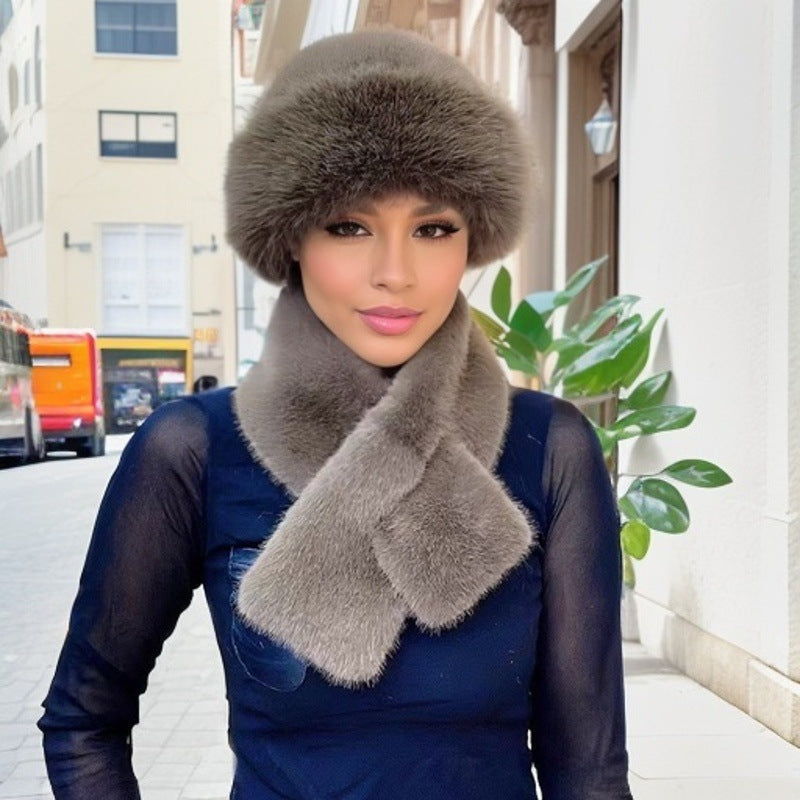 🔥✨【Καυτή Προσφορά】🔥Νέο Γυναικείο Λούτρινο Καπέλο για τον Χειμώνα 2025 [Κασκόλ + Λούτρινο Καπέλο]