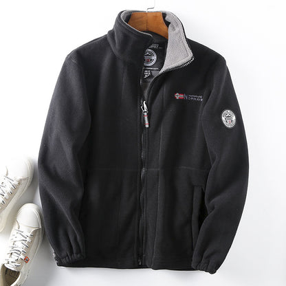 ✨⛄【Ograniczona czasowo zniżka 50%🔥】【S-3XL】2025 Jesienno-zimowa męska ciepła kurtka, dwustronna wełniana kurtka
