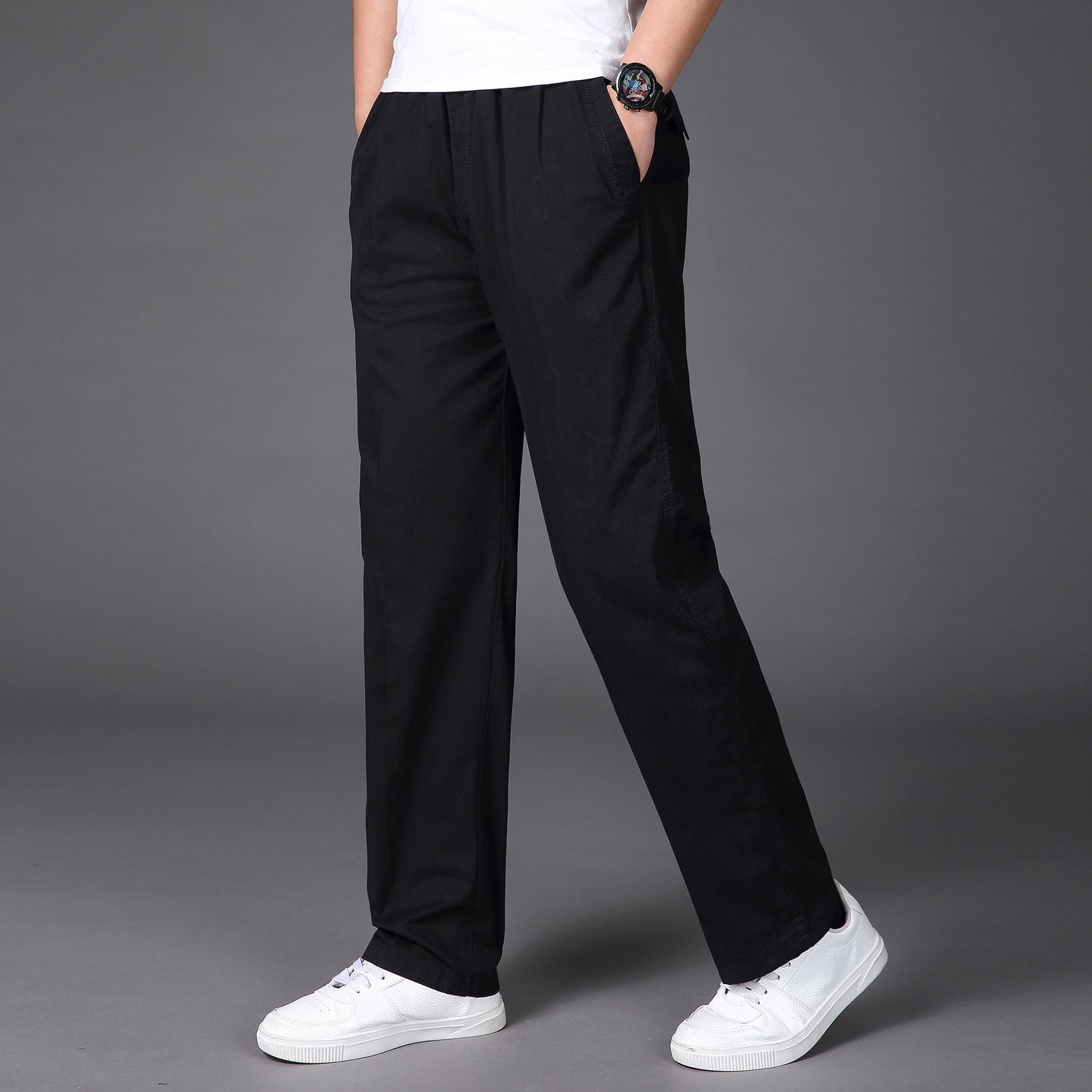 🔥👖【50-130KG】Nove ljetne muške ležerne ravne hlače, prikladne za muškarce većih dimenzija