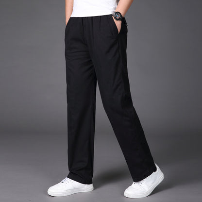 🔥👖【50-130KG】Nove ljetne muške ležerne ravne hlače, prikladne za muškarce većih dimenzija