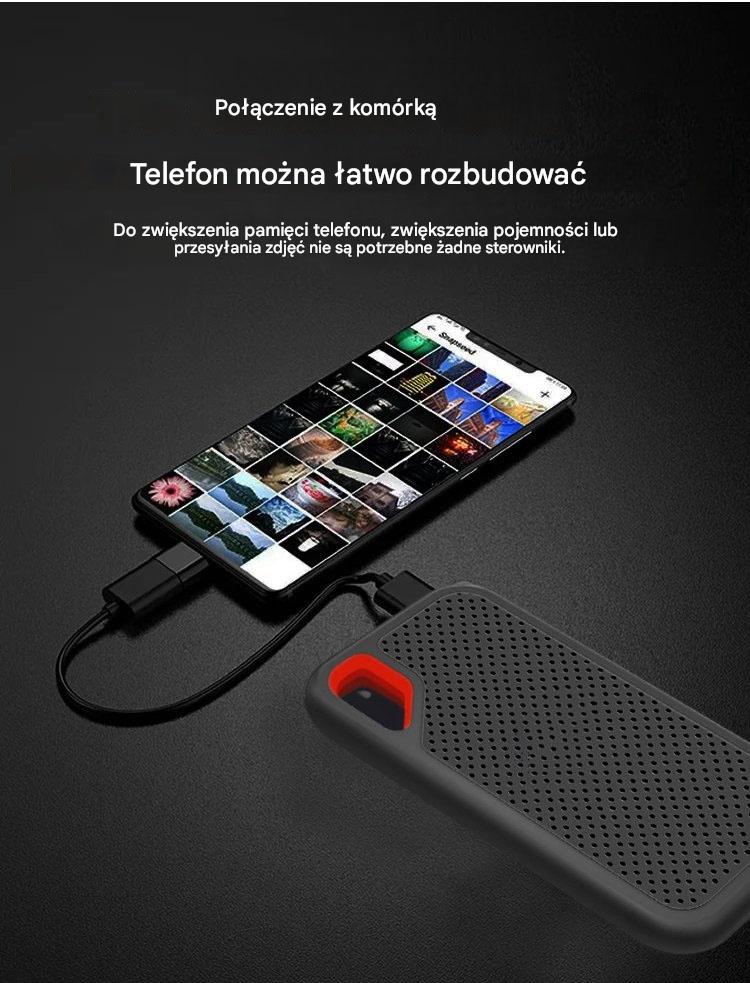 【Ostatni dzień 🔥50% zniżki】💥【64TB】 Szybki, mobilny dysk twardy o dużej pojemności