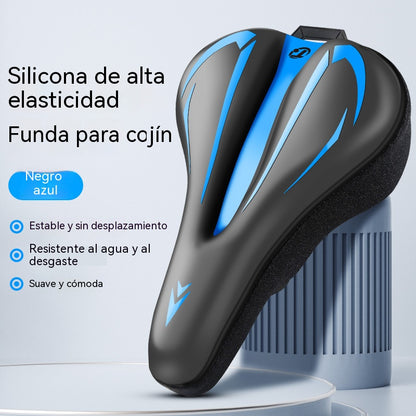🔥🎉【50% de descuento✨】Funda para sillín de bicicleta de montaña, hecha de cuero de silicona grueso, impermeable y ultrasuave.