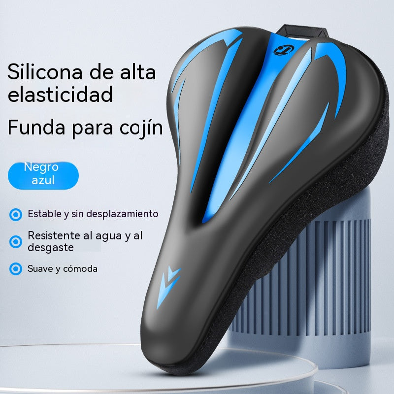 🔥🎉【50% de descuento✨】Funda para sillín de bicicleta de montaña, hecha de cuero de silicona grueso, impermeable y ultrasuave.