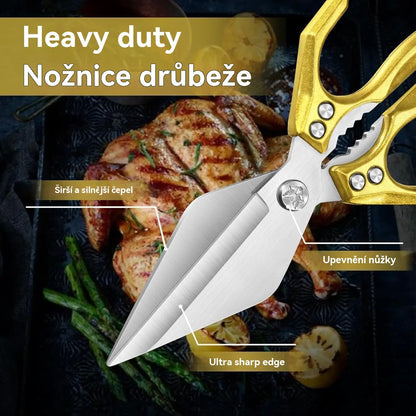 ✂️🔥【Súper útiles🔥】Tijeras de cocina multifuncionales: fáciles y sin esfuerzo