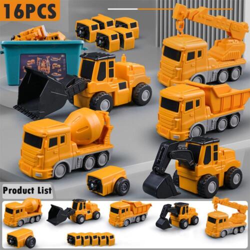 🔥🎉【50% reducere🔥】【16 piese】Jucării educative cu blocuri de construcție magnetice în formă de mașinuțe 