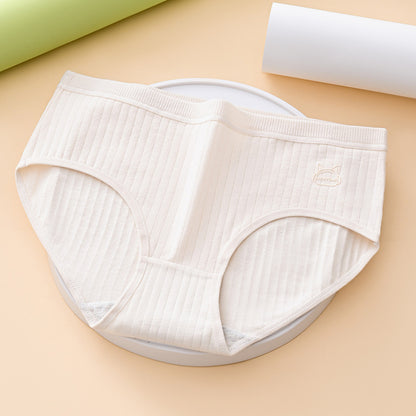 🔥✨【Posebna ponuda🔥】【Pakiranje od 7 komada】Visokokvalitetno žensko pamučno donje rublje visokog struka, udobno i prozračno