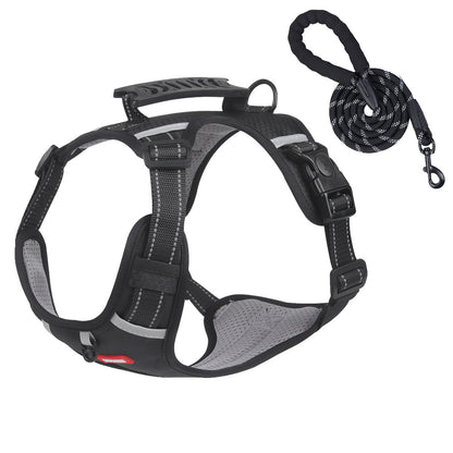 🐶 (5-30 kg) Povodac + orma za pse - Novo! Reflektirajuća povodac za kućne ljubimce sprječava povlačenje i bijeg vašeg psa.