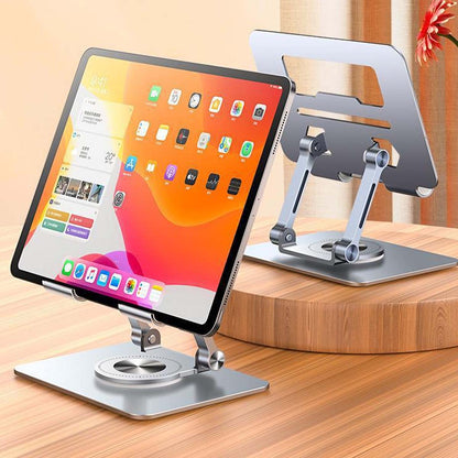 💻💥Producto más vendido🔥Soporte de escritorio giratorio multifunción plegable de 360 grados, adecuado para tabletas, computadoras portátiles y teléfonos móviles