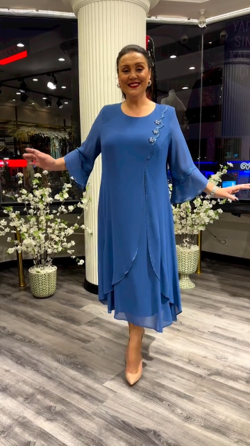 ✨🌷【S-5XL】【40-120 kg】Nuevo vestido de gasa de alta calidad 2026 - Elegante y fluido