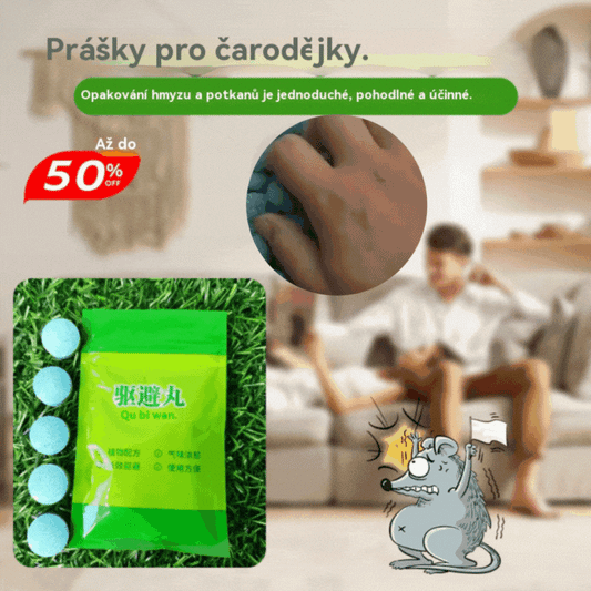 🔥🐀【50 kapslí】Silné pilulky proti krysám, magický repelent proti krysám