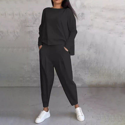 💖✨【50% popusta🔥】【S-5XL】Novo jednostavno pamučno žensko odijelo za jesen