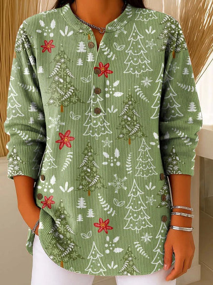 🔥🎉【S-4XL】Damski sweter casualowy z szerokim splotem, długimi rękawami i okrągłym dekoltem, w jednolitym kolorze