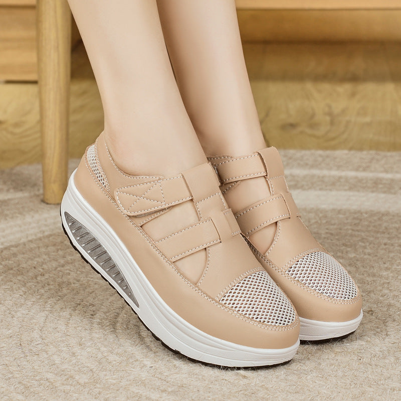 🔥【35-41】👣Нови летни сандали с дебела подметка, велкро и перфорирани детайли за 2026 г.