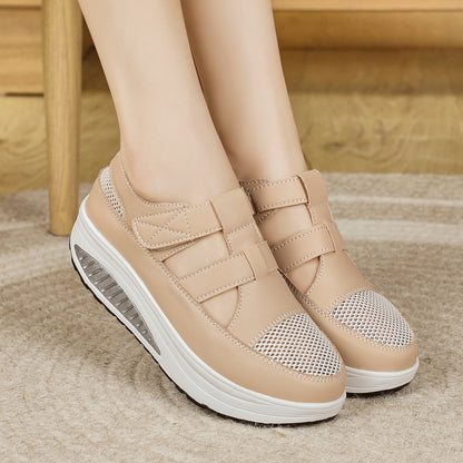 🔥【35-41】👣Нови летни сандали с дебела подметка, велкро и перфорирани детайли за 2026 г.