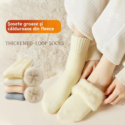 🔥✨【Cumpără 3, primești 3 gratis】🧦Șosete de toamnă din lână groasă și călduroasă, super groase, călduroase și elastice