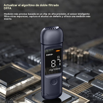 【50% sleva】🍷 Vysoce přesný přenosný dechový analyzátor – změřte hladinu alkoholu v krvi před řízením
