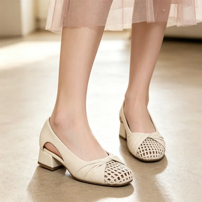 🔥🌈【¡Producto más vendido!✨】Nuevas sandalias de verano para mujer con tejido calado: elegantes y con estilo.
