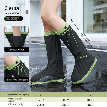🌧️👟【Veľkosti 36-42】 Nepremokavé a skladacie návleky na topánky — protišmykové, odolné voči opotrebovaniu a opakovane použiteľné