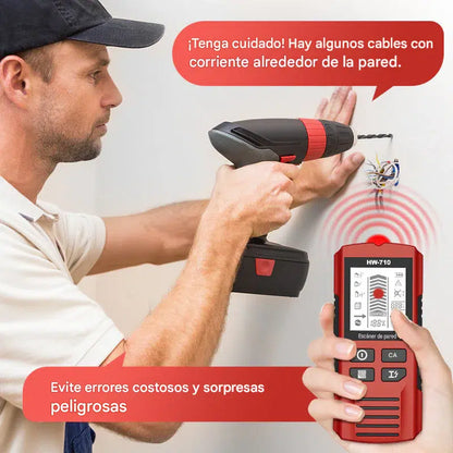 🔍 Detector de pared 2 en 1 – ¡Evita cables y tuberías ocultas!