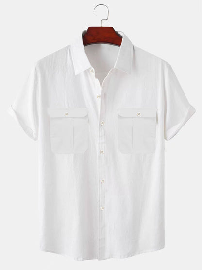 【🔥Reduceri de vară🔥】✨🎉【M-5XL】Noua cămașă bărbătească, simplă, casual, din in, vara 2025. 