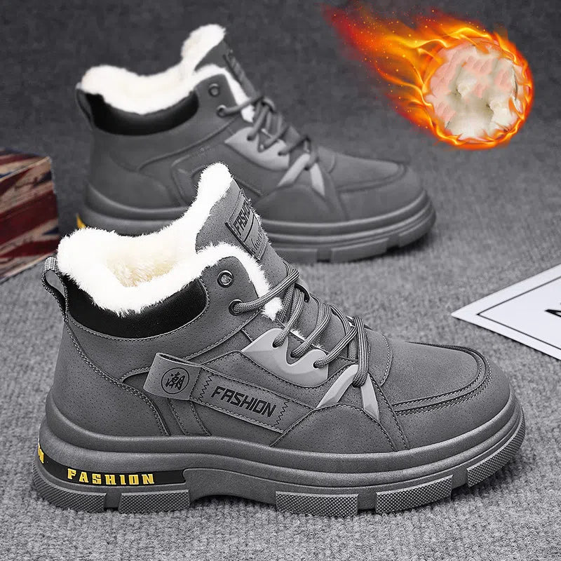 🔥👞【39-44】✨⛄2025 Zimowe nowe męskie pogrubione pluszowe modne ciepłe buty Martin