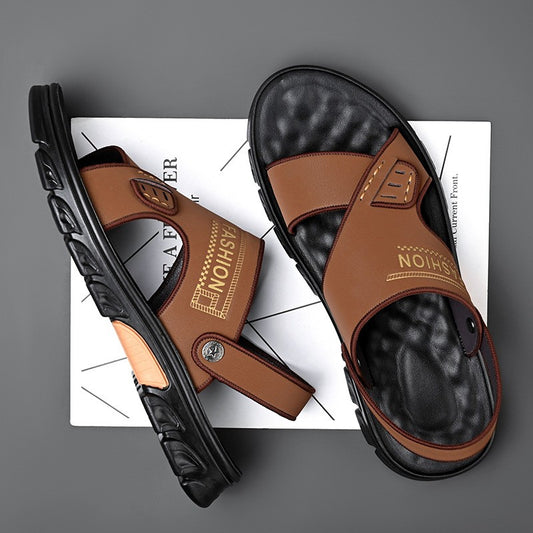 🎉👞【38-44】Sandale bărbătești casual la modă, vara 2025, talpă confortabilă și moale 