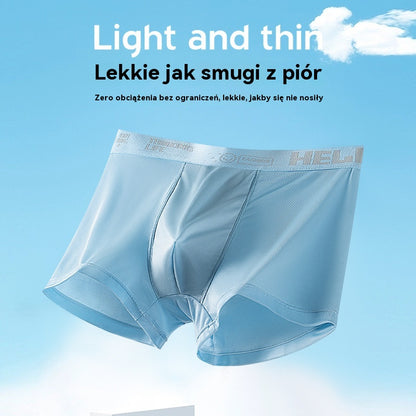 🔥🧊 Męska bielizna z lodowego jedwabiu, cienka i oddychająca