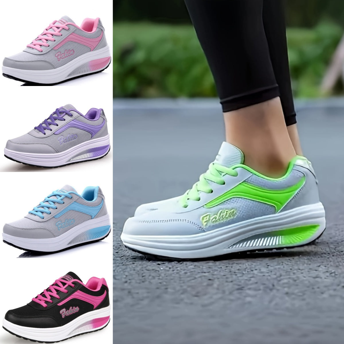 【50% zniżki】【35-43】Modne, oddychające, codzienne buty sportowe damskie