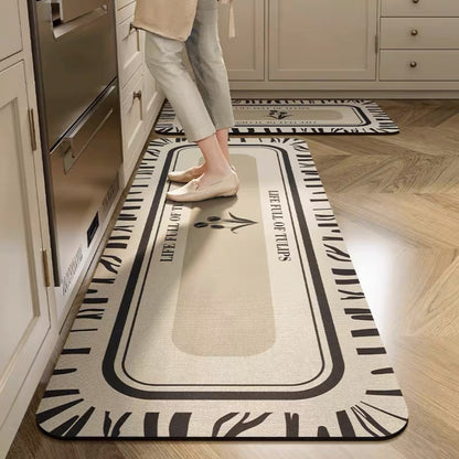 💥💥💥【40*60+40*120см】Неплъзгащи се и силно абсорбиращи постелки за кухня и баня