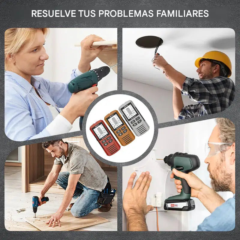 🔍 Detector de pared 2 en 1 – ¡Evita cables y tuberías ocultas!