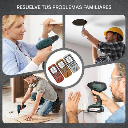 🔍 Detector de pared 2 en 1 – ¡Evita cables y tuberías ocultas!