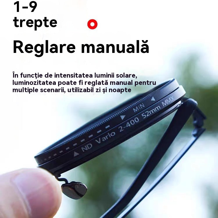 🔥😎Ochelari de soare noi reglabili pe 9 niveluri, potriviți pentru utilizare în aer liber, pescuit, condus și cu protecție UV 