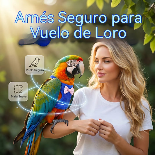 🐦【Oferta especial🔥】Rienda y correa de vuelo para loros