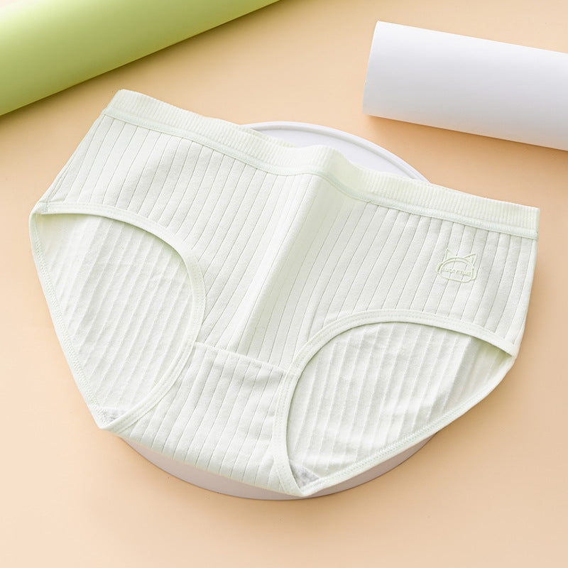 🔥✨【Posebna ponuda🔥】【Pakiranje od 7 komada】Visokokvalitetno žensko pamučno donje rublje visokog struka, udobno i prozračno